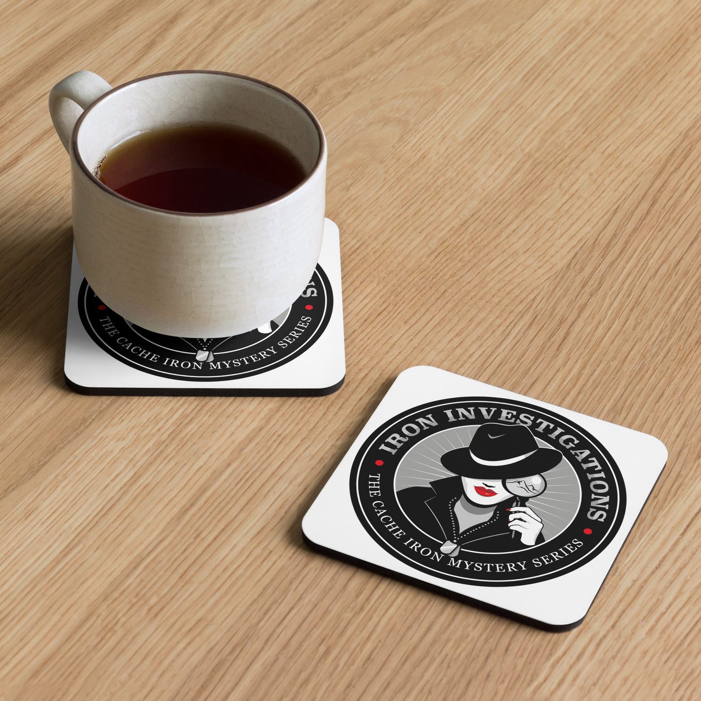 Cache Iron Cork-back coaster