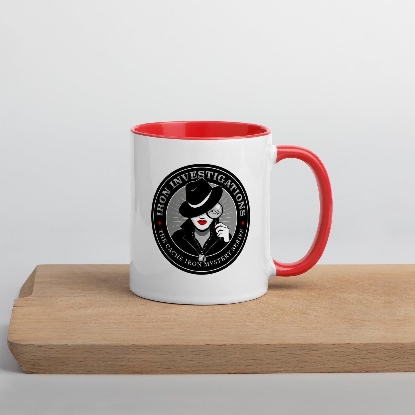 Cache Iron Mug with Red Color Inside